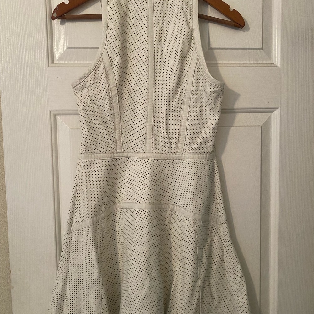 Bebe 100%leather dress